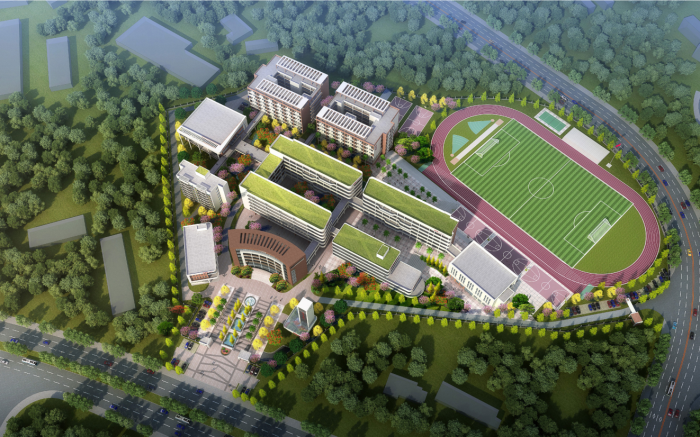 2玉林市第十中学改扩J9集团程一期项目鸟瞰图。张方园 摄700.png