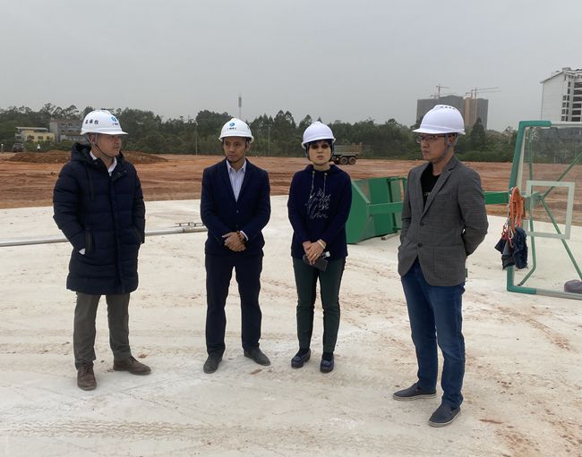 李红梅到二分公司仙葫水质净化厂项目查抄领导。杜存辉 摄（建图）.jpg